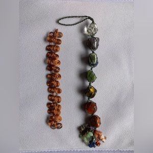 Copper bracelet and Chakra bracelet bundle